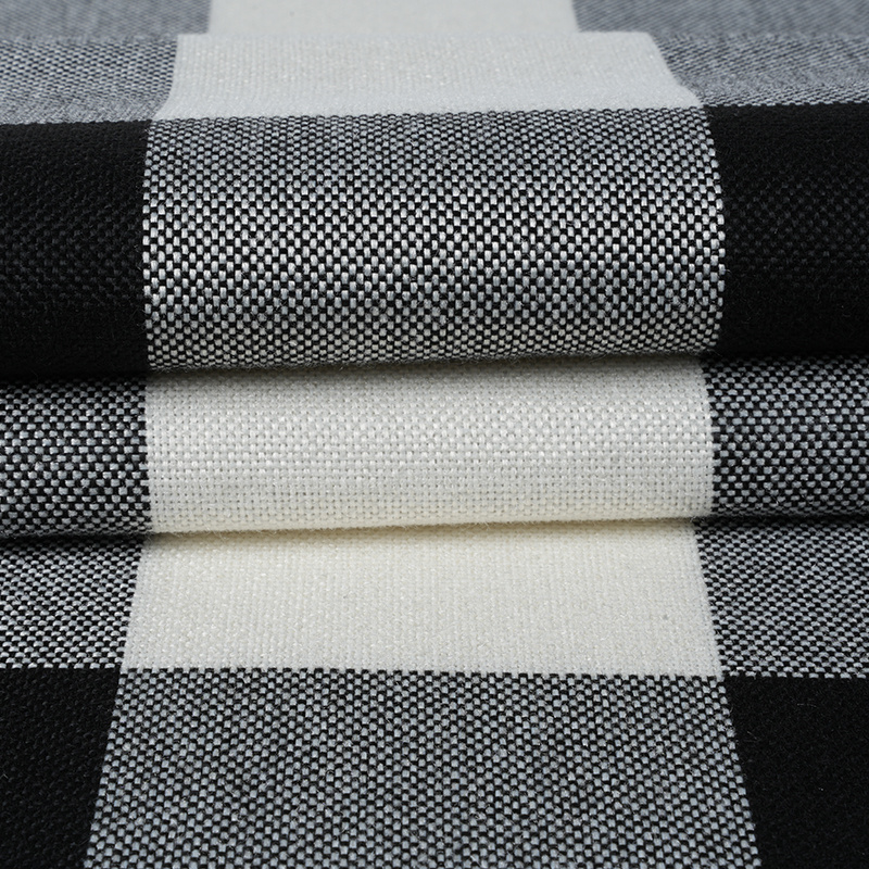 10*10 Plaid polyester hørstof