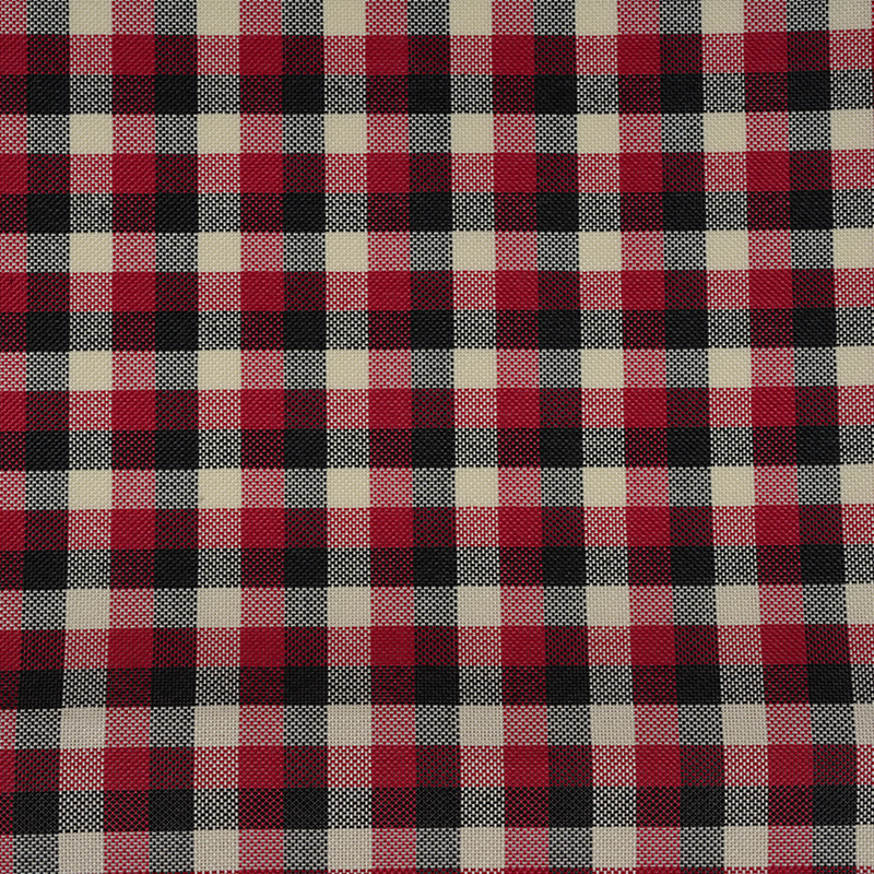 1*1 Plaid polyester hørstof